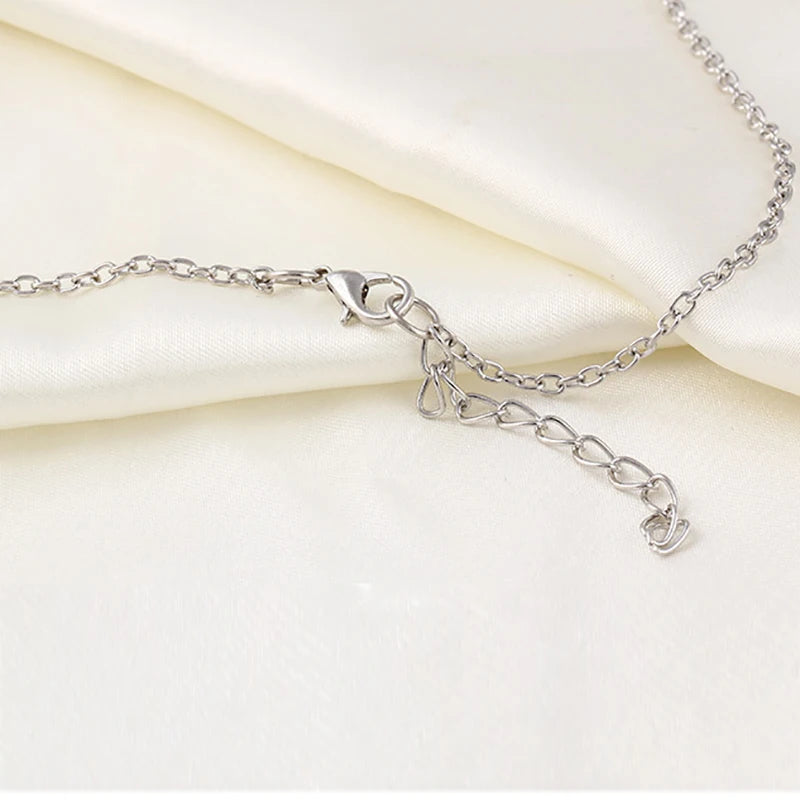 Double Leaves Pendant Necklaces