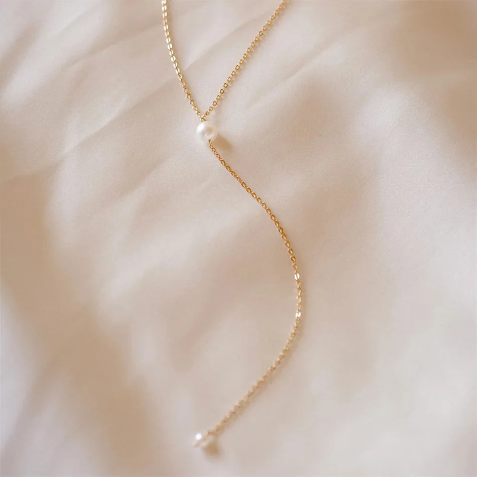 Pearl Charm Necklace