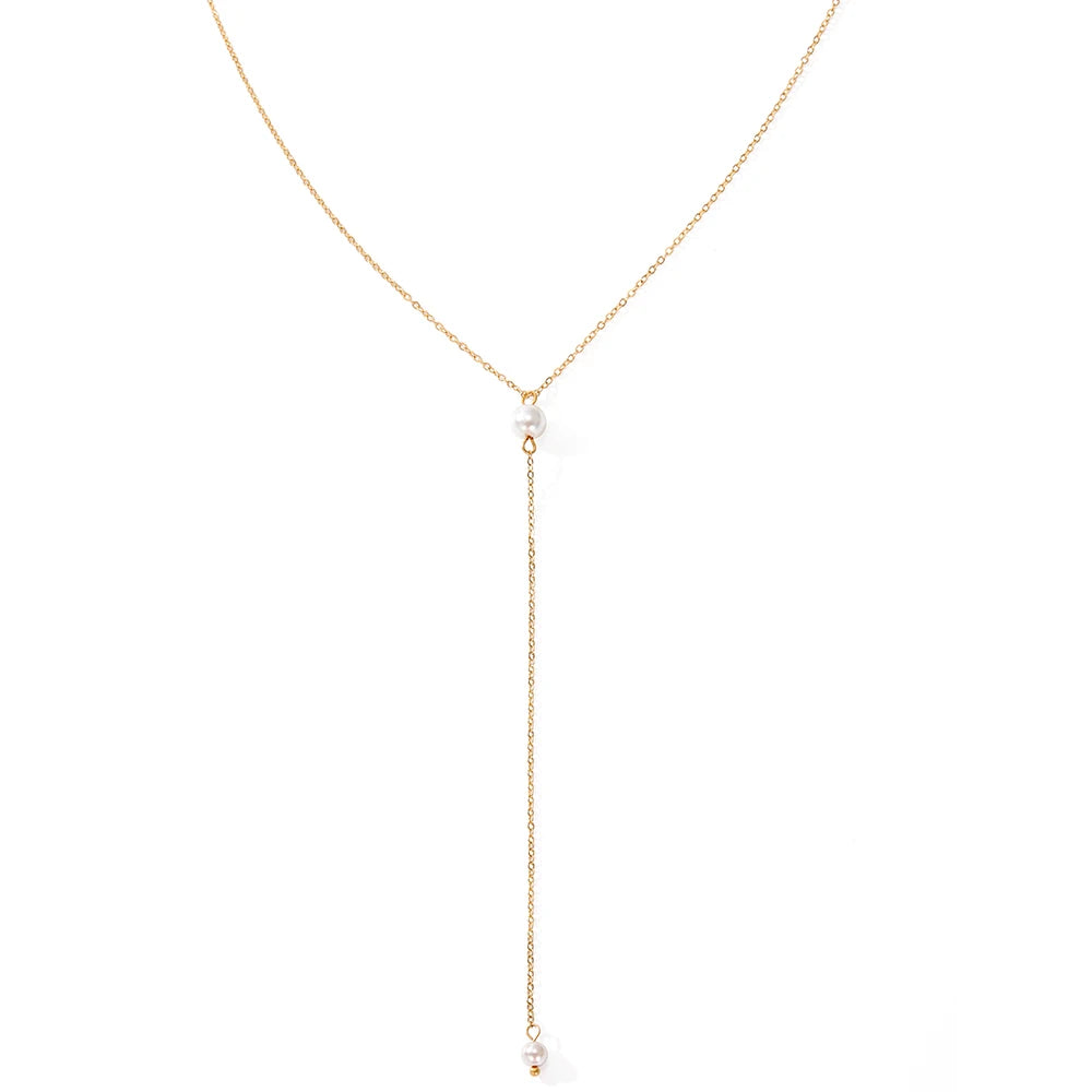Pearl Charm Necklace
