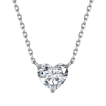 3 Carat Moissanite Pendant Necklace