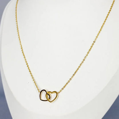 Double Heart Necklace