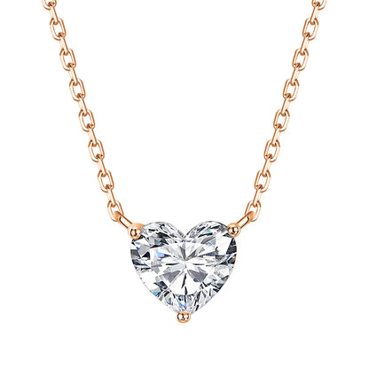 3 Carat Moissanite Pendant Necklace