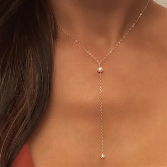 Pearl Charm Necklace