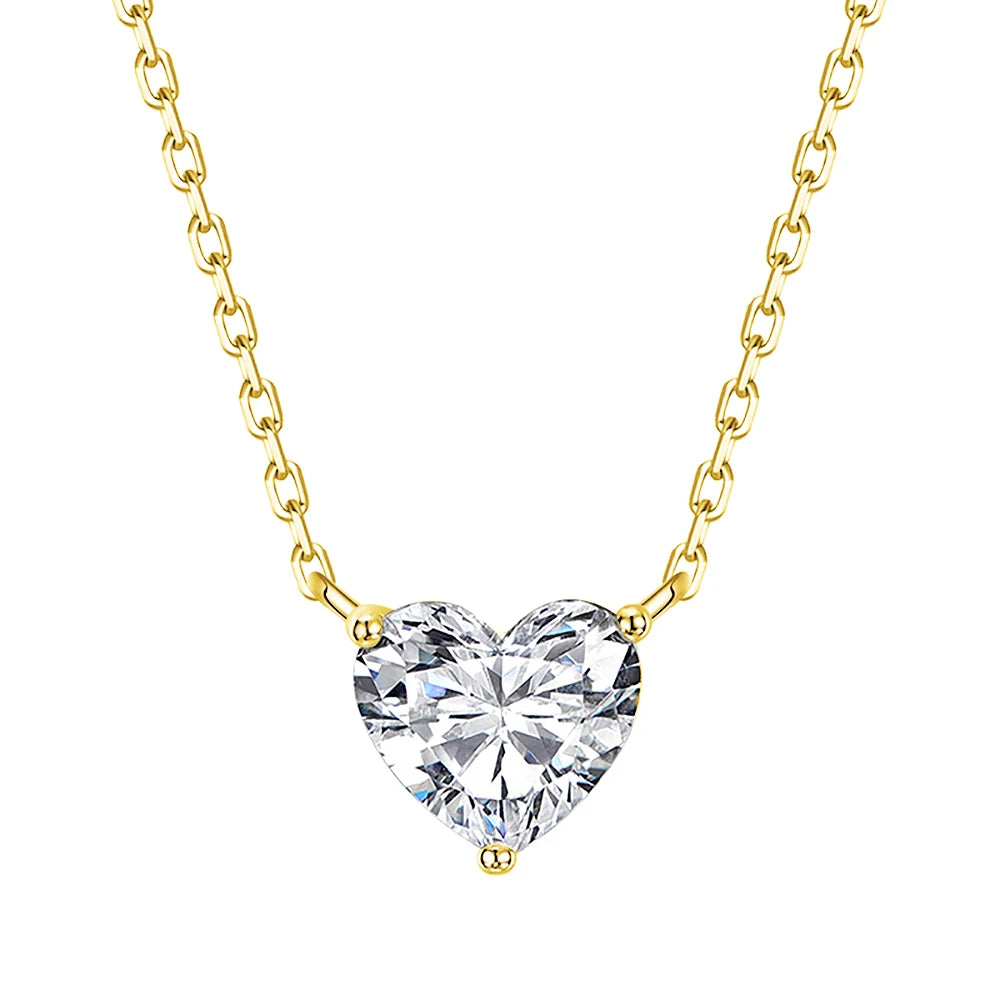 3 Carat Moissanite Pendant Necklace