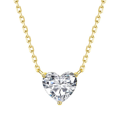 3 Carat Moissanite Pendant Necklace
