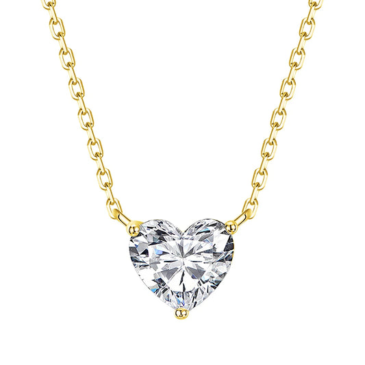 3 Carat Moissanite Pendant Necklace